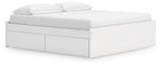 Onita King Platform Bed with 1 Side Storage - alternate view 2