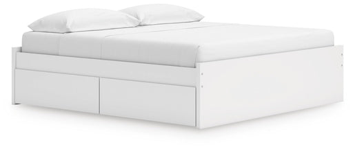 Onita King Platform Bed with 1 Side Storage - alternate view 2
