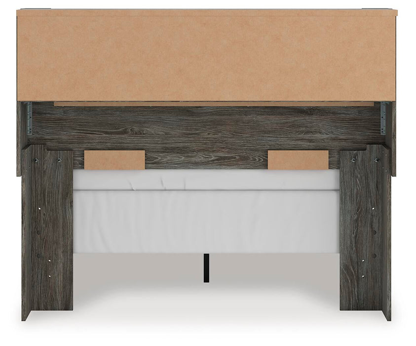 Frandern Full Bookcase Panel Bed - alternate view 5