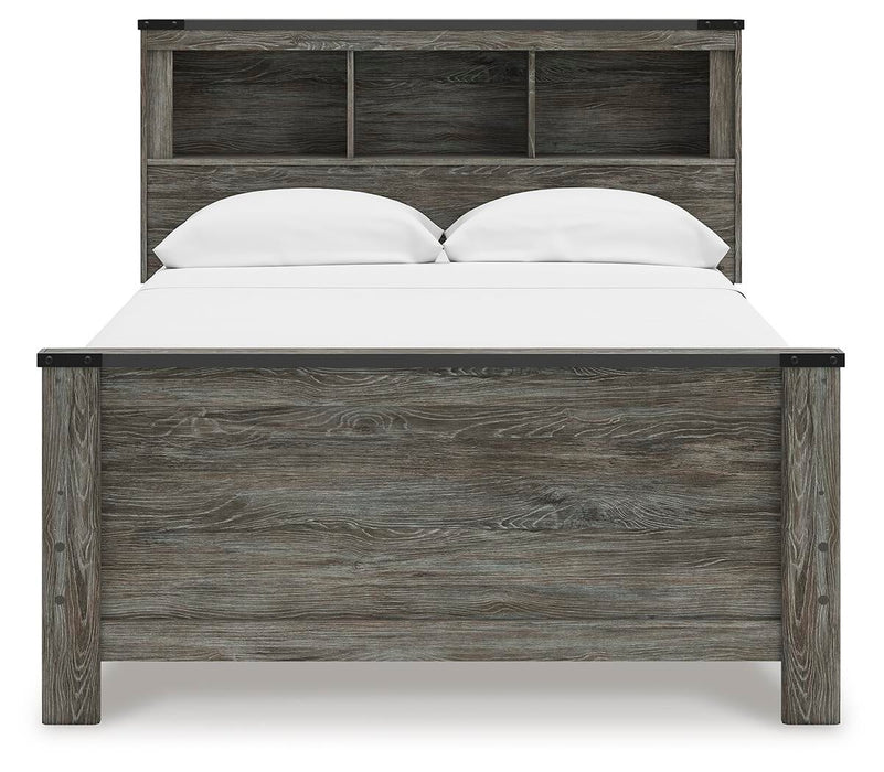 Frandern Full Bookcase Panel Bed - alternate view 4