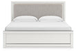 Zuraleus King Upholstered Panel Platform Bed - alternate view 5