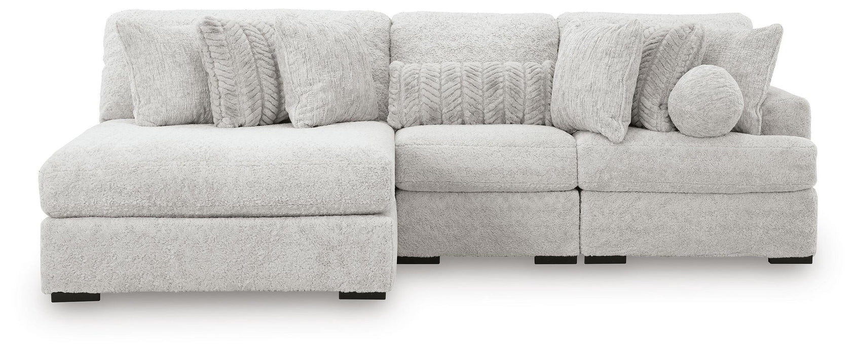 Cuddle Plush 3-Piece Sectional with Chaise - alternate view 3
