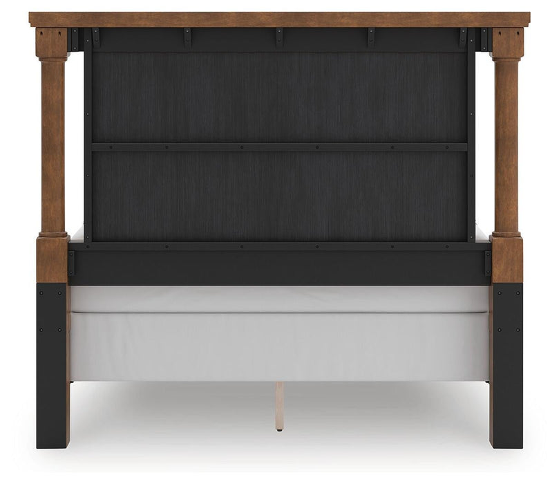 Rowlenstown Queen Poster Bed - alternate view 5