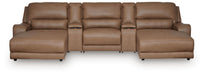 DeepWakes 5-Piece Power Reclining Sectional with Chaise