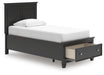 Lanolee Twin Panel Storage Bed - alternate view 3