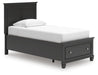 Lanolee Twin Panel Storage Bed - alternate view 2