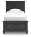 Lanolee Twin Panel Storage Bed - alternate view 5