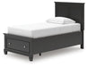 Lanolee Twin Panel Storage Bed - alternate view 6