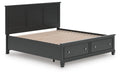 Lanolee King Panel Storage Bed - alternate view 4