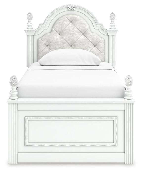 Kozlani Twin Upholstered Panel Storage Bed - alternate view 5