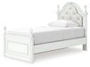 Kozlani Twin Upholstered Panel Storage Bed - alternate view 6