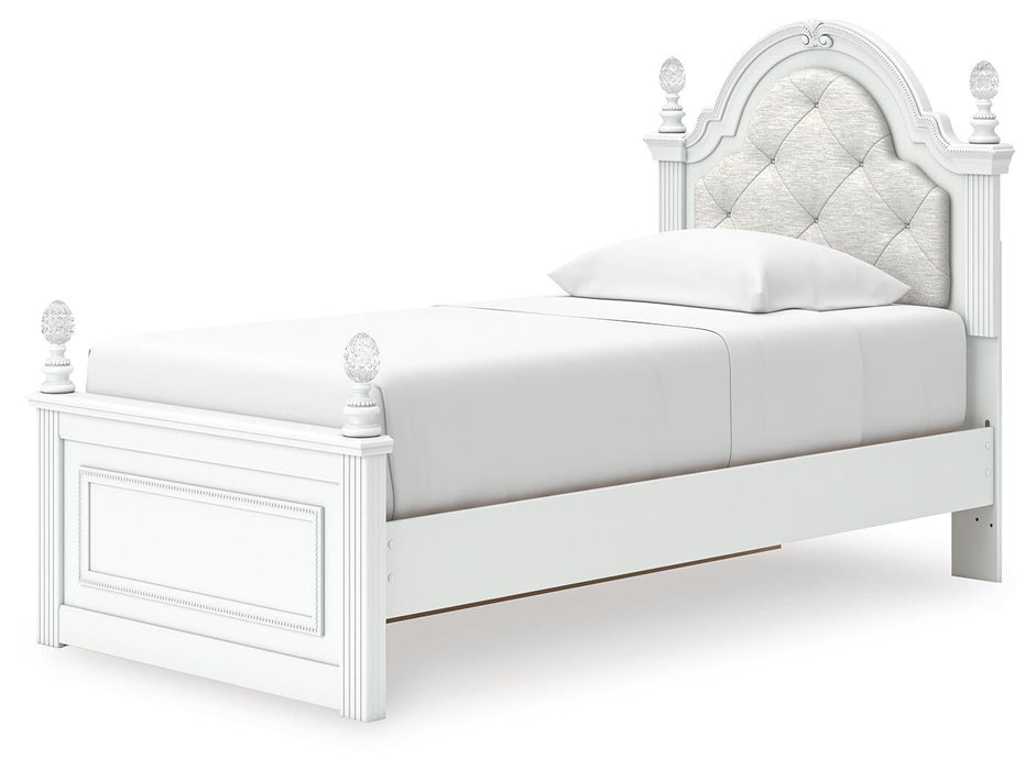 Kozlani Twin Upholstered Panel Storage Bed - alternate view 6