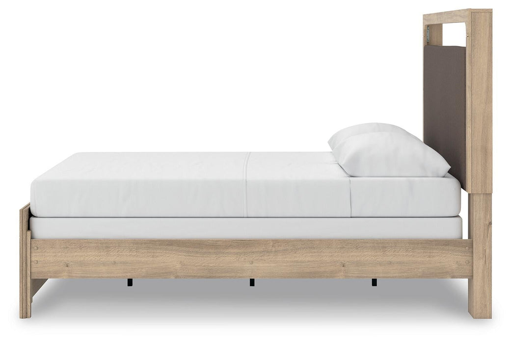 Kinlanni Queen Upholstered Panel Bed - alternate view 7