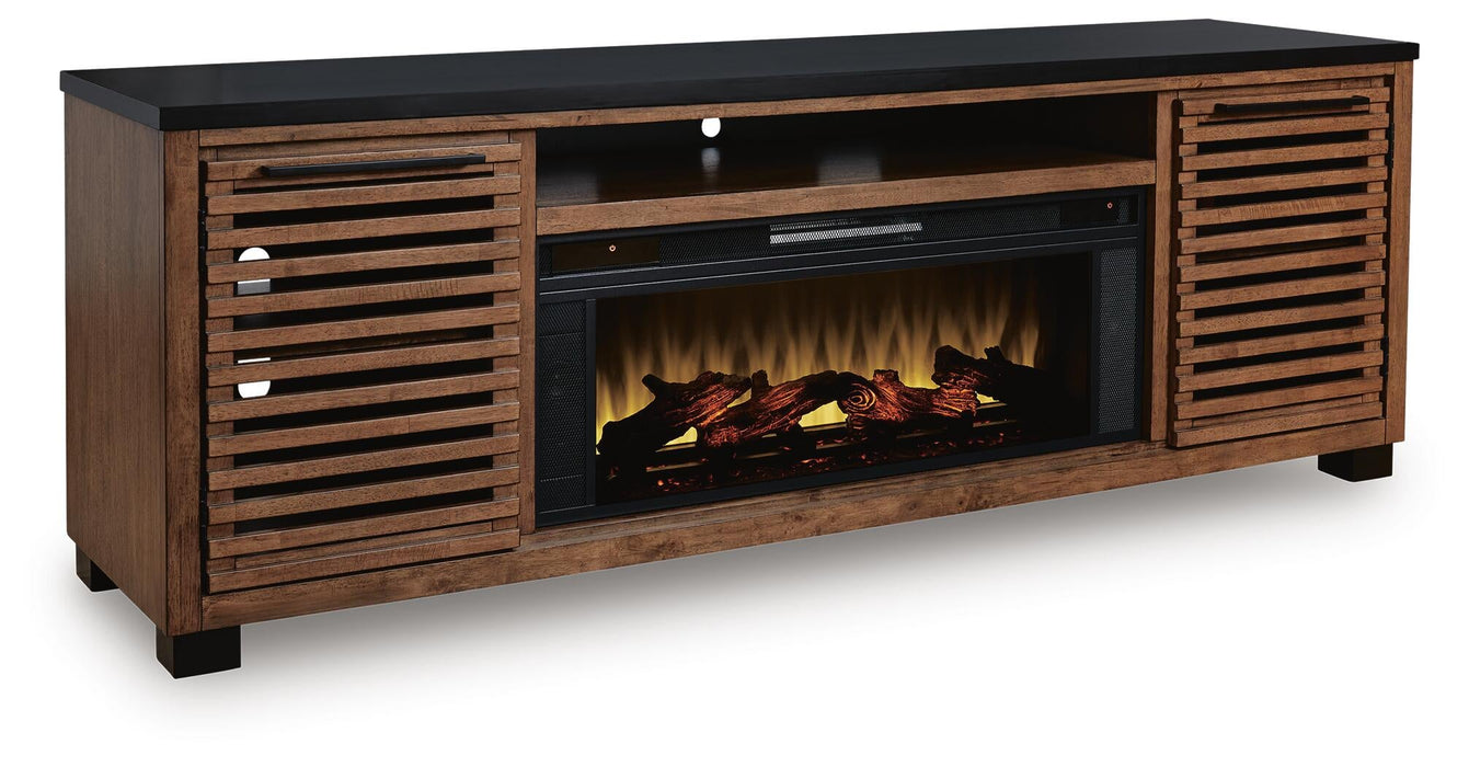 Kallari 84" TV Stand with Electric Fireplace - alternate view 2