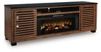 Kallari 84" TV Stand with Electric Fireplace - alternate view 2