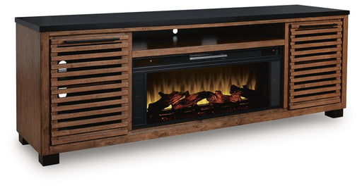 Kallari 84" TV Stand with Electric Fireplace - alternate view 2