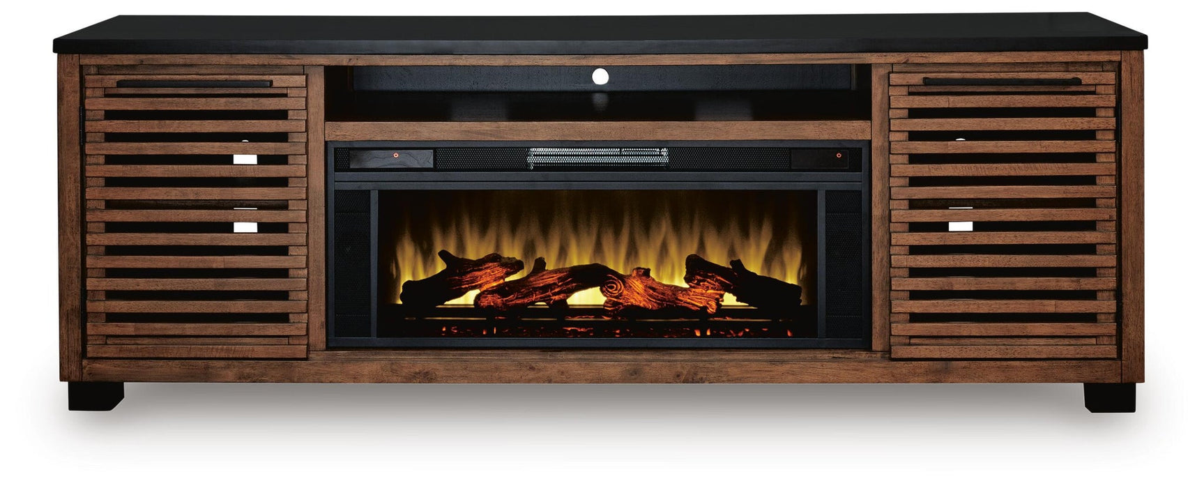Kallari 84" TV Stand with Electric Fireplace - alternate view 3