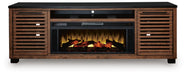 Kallari 84" TV Stand with Electric Fireplace - alternate view 3