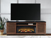 Kallari 84" TV Stand with Electric Fireplace - alternate view 4