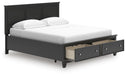 Lanolee California King Panel Storage Bed - alternate view 3