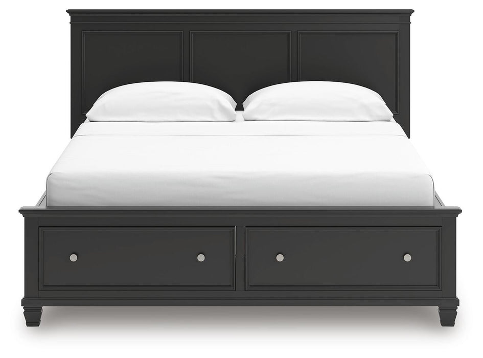 Lanolee California King Panel Storage Bed - alternate view 5