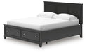 Lanolee California King Panel Storage Bed - alternate view 6