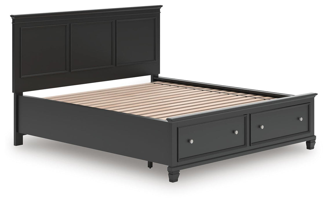 Lanolee California King Panel Storage Bed - alternate view 4