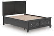 Lanolee Queen Panel Storage Bed - alternate view 4