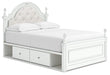 Kozlani Full Upholstered Panel Storage Bed - alternate view 2