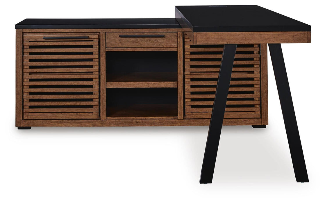 Kallari Credenza with Desk Return - alternate view 3