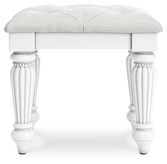 Kozlani Vanity Upholstered Stool - alternate view 2
