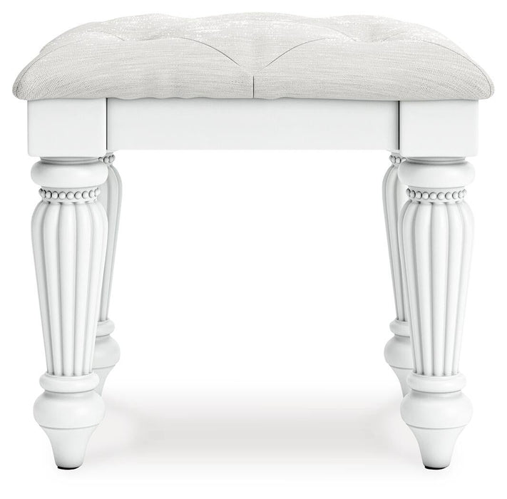 Kozlani Vanity Upholstered Stool - alternate view 2