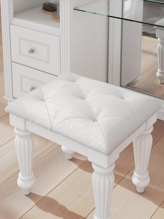 Kozlani Vanity Upholstered Stool - alternate view 4