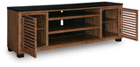 Kallari XL TV Stand w/Fireplace Option - alternate view 3