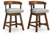 Ralene UPH Swivel Barstool (2/CN) - alternate view 2