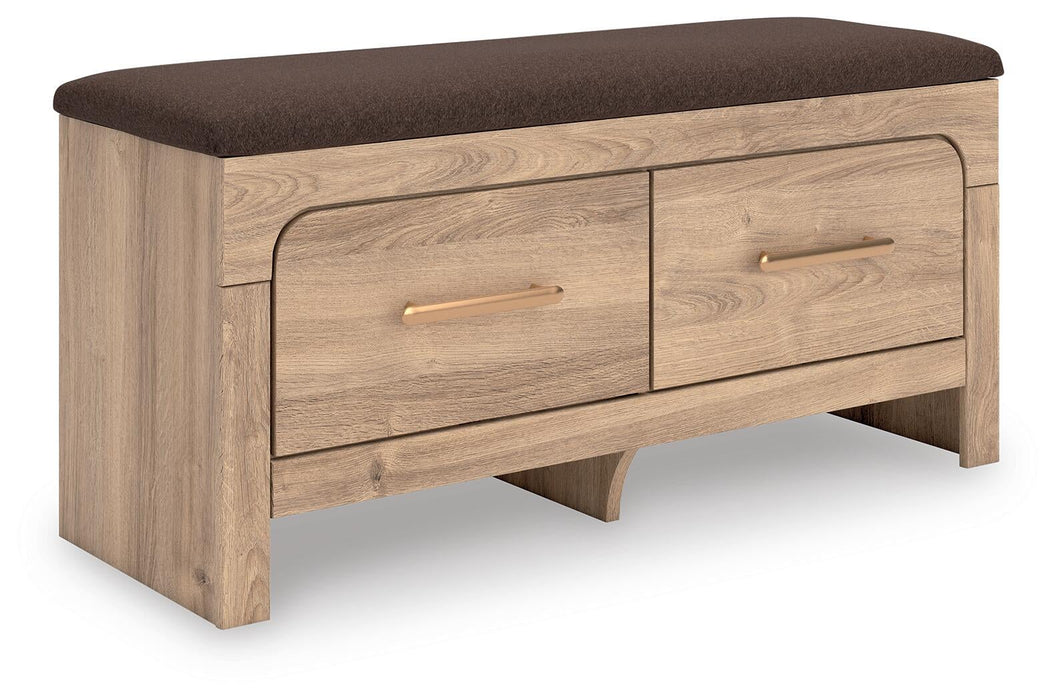 Kinlanni Bedroom UPH Storage Bench - alternate view 2