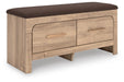 Kinlanni Bedroom UPH Storage Bench - alternate view 2