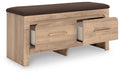Kinlanni Bedroom UPH Storage Bench - alternate view 3