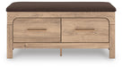 Kinlanni Bedroom UPH Storage Bench - alternate view 4