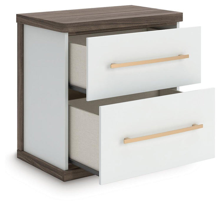 Kendanport Two Drawer Night Stand - alternate view 3