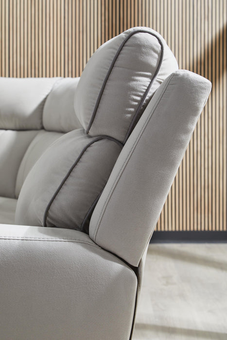 Social Pointe 6-Piece Reclining Sectional with Storage Console - alternate view 4