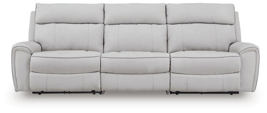 Social Pointe 3-Piece Power Reclining Sectional - alternate view 2