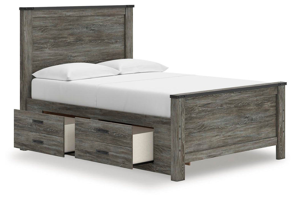 Frandern Full Panel Bed with Storage - alternate view 3