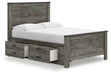 Frandern Full Panel Bed with Storage - alternate view 3