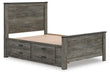 Frandern Full Panel Bed with Storage - alternate view 2