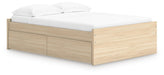 Onita Full Platform Bed with 1 Side Storage - alternate view 2