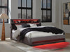 Finigale California King Upholstered Bed with Wireless Audio - alternate view 8