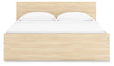 Onita King Panel Platform Bed with 1 Side Storage - alternate view 5