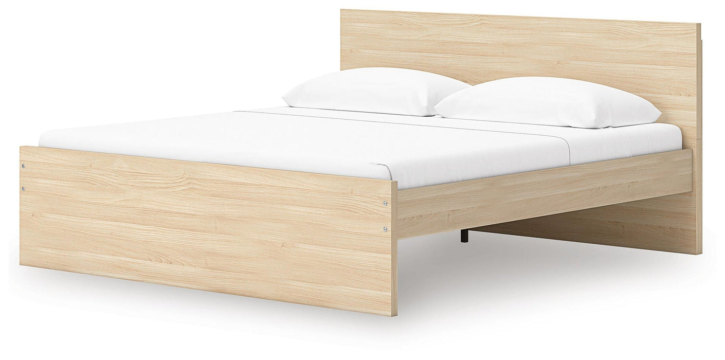 Onita King Panel Platform Bed with 1 Side Storage - alternate view 6