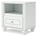 Kozlani One Drawer Night Stand - alternate view 8